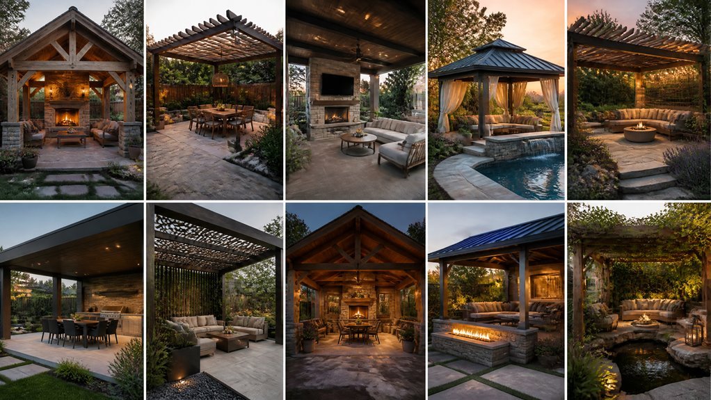 covered patio designs showcased