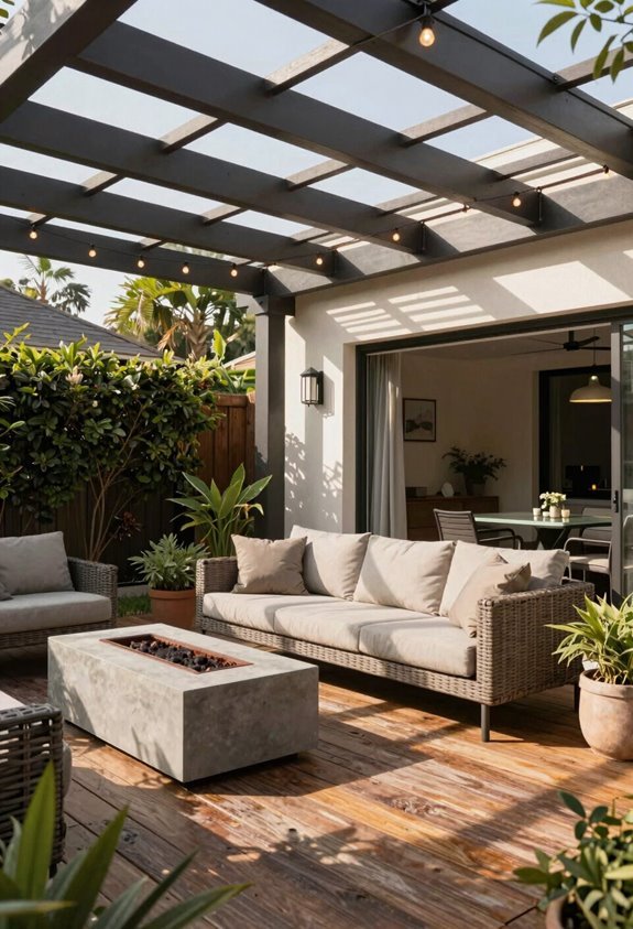 5 Backyard Patio Cover Ideas for Year-Round Outdoor Living 1 motorized pergola with lighting